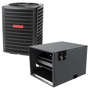 3 Ton 14.3 SEER2 R-32 Goodman Horizontal Coil   Air Conditioner 30" Width 21" Height Coil Upflow/Downflow Installation