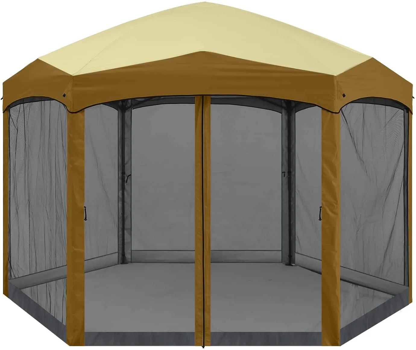 ABCCANOPY 6 Sided Instant Screened Gazebo Outdoor Screen House Room 6x6ft