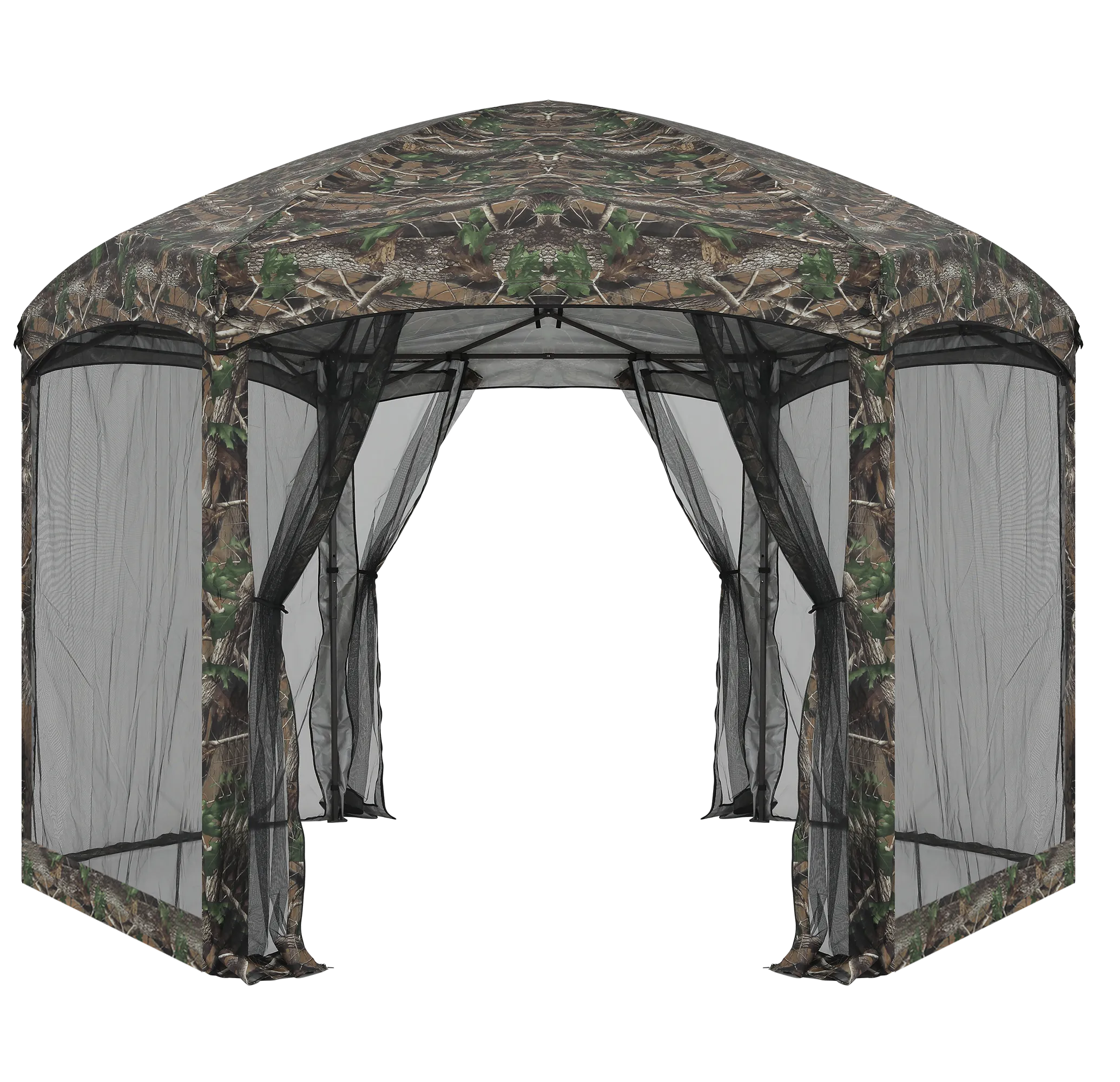 ABCCANOPY 6 Sided Instant Screened Gazebo Outdoor Screen House Room 6x6ft