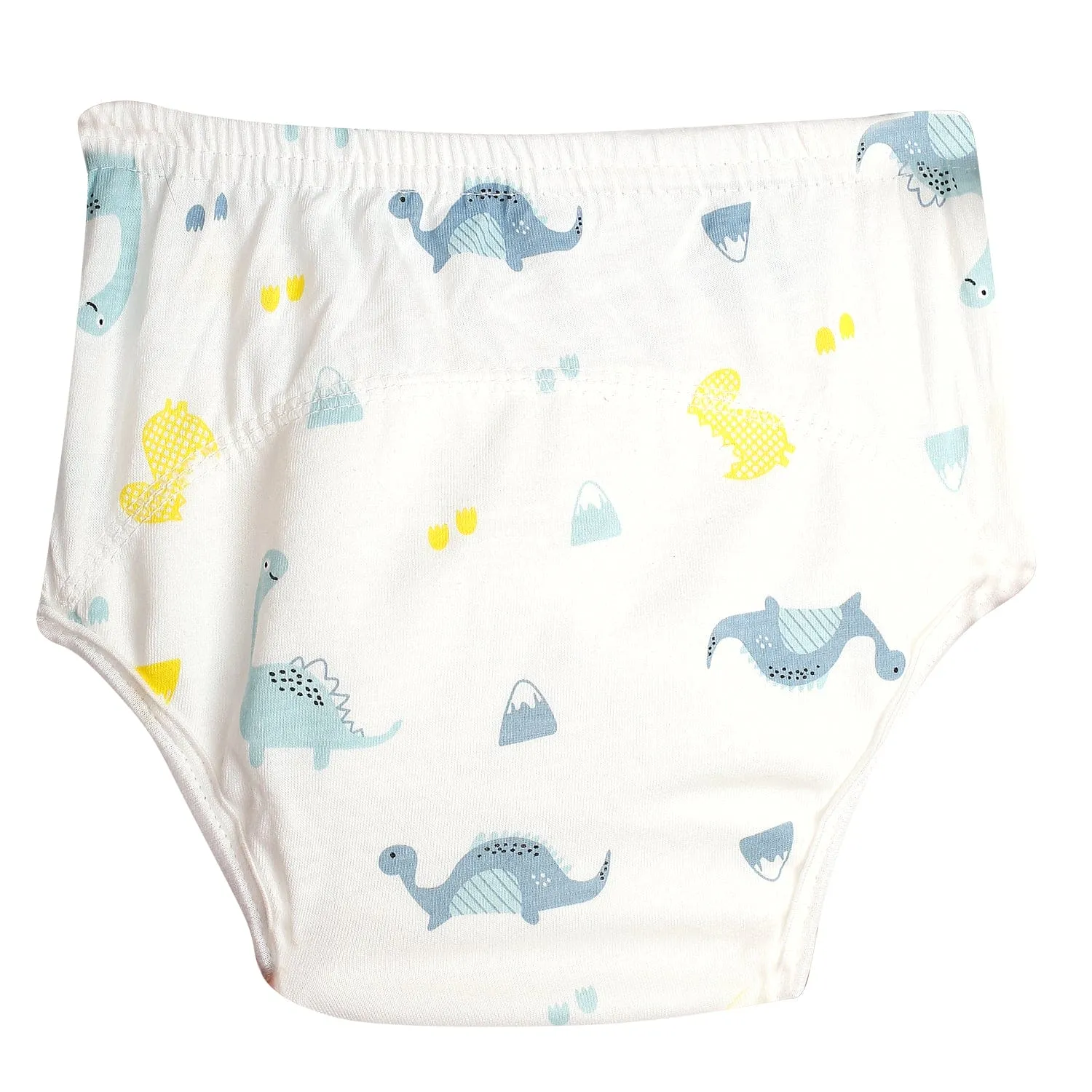 Adjustable & Washable Cloth Diaper Panty 2 Pk Dinosaurs And Fish Multicolour