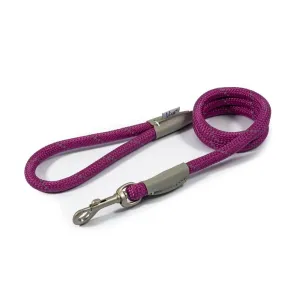 Ancol Viva 1.07m x 12mm Purple Poly-Weave Rope Dog Lead