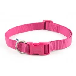 Ancol - Viva Nylon Adjustable Collar - Pink - Large (45-70cm)