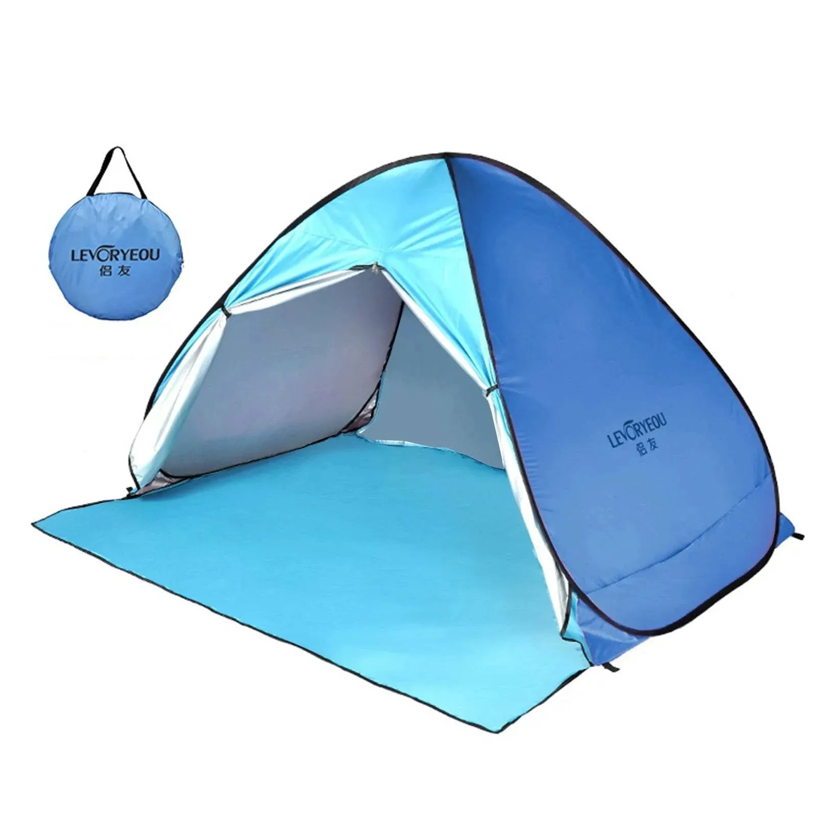 Automatic Camping Tent Ship From RU Beach Tent 2 Persons Tent Instant Pop Up Open Anti UV Awning Tents Outdoor Sunshelter