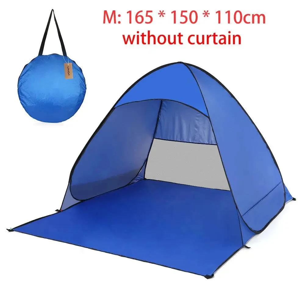 Automatic Camping Tent Ship From RU Beach Tent 2 Persons Tent Instant Pop Up Open Anti UV Awning Tents Outdoor Sunshelter