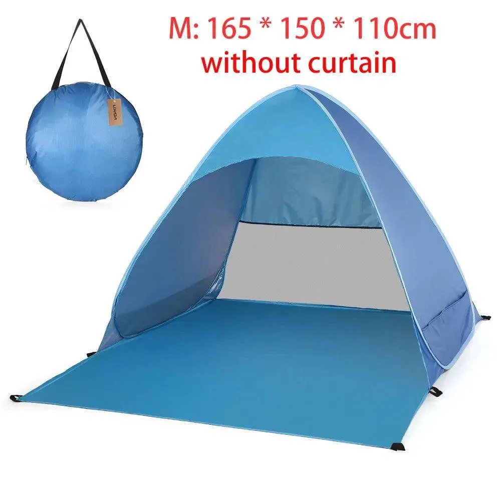 Automatic Camping Tent Ship From RU Beach Tent 2 Persons Tent Instant Pop Up Open Anti UV Awning Tents Outdoor Sunshelter