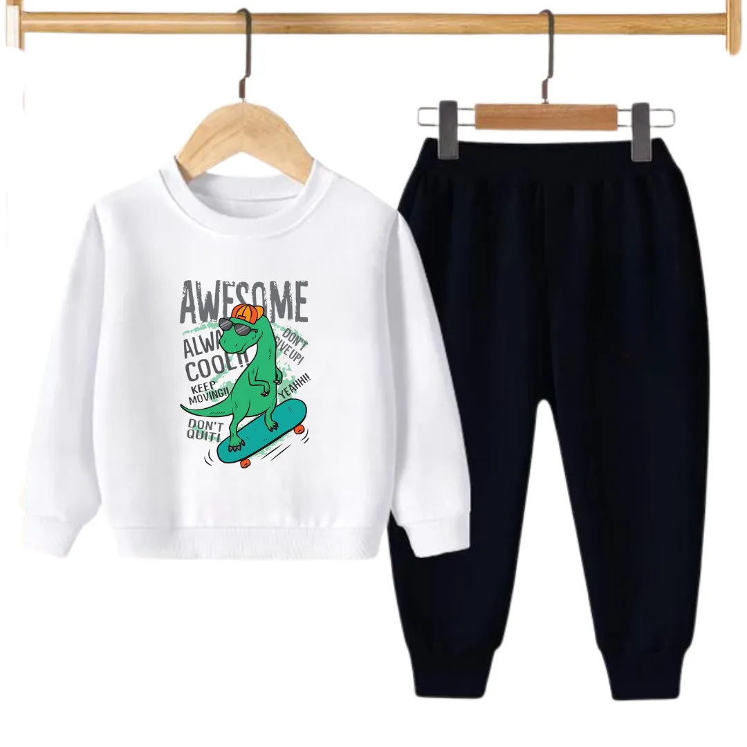 AWESOME PRINTED SWEATSHIRT SET