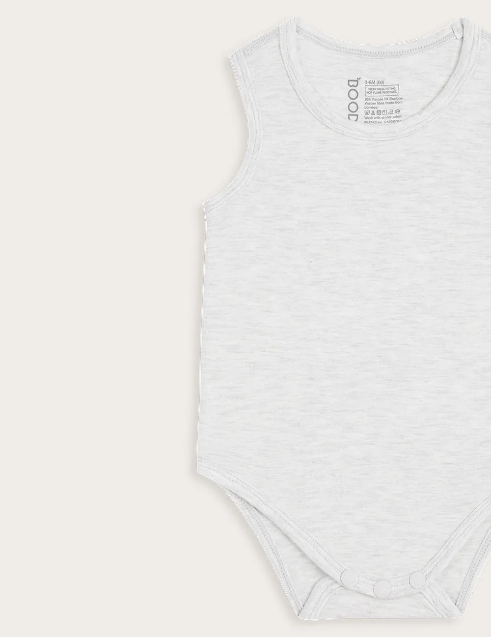 Baby Bodysuit - Heather Grey