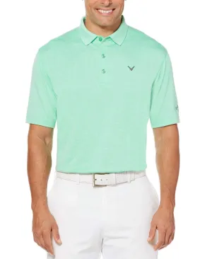 Big & Tall Cooling Heathered Polo With Chevron