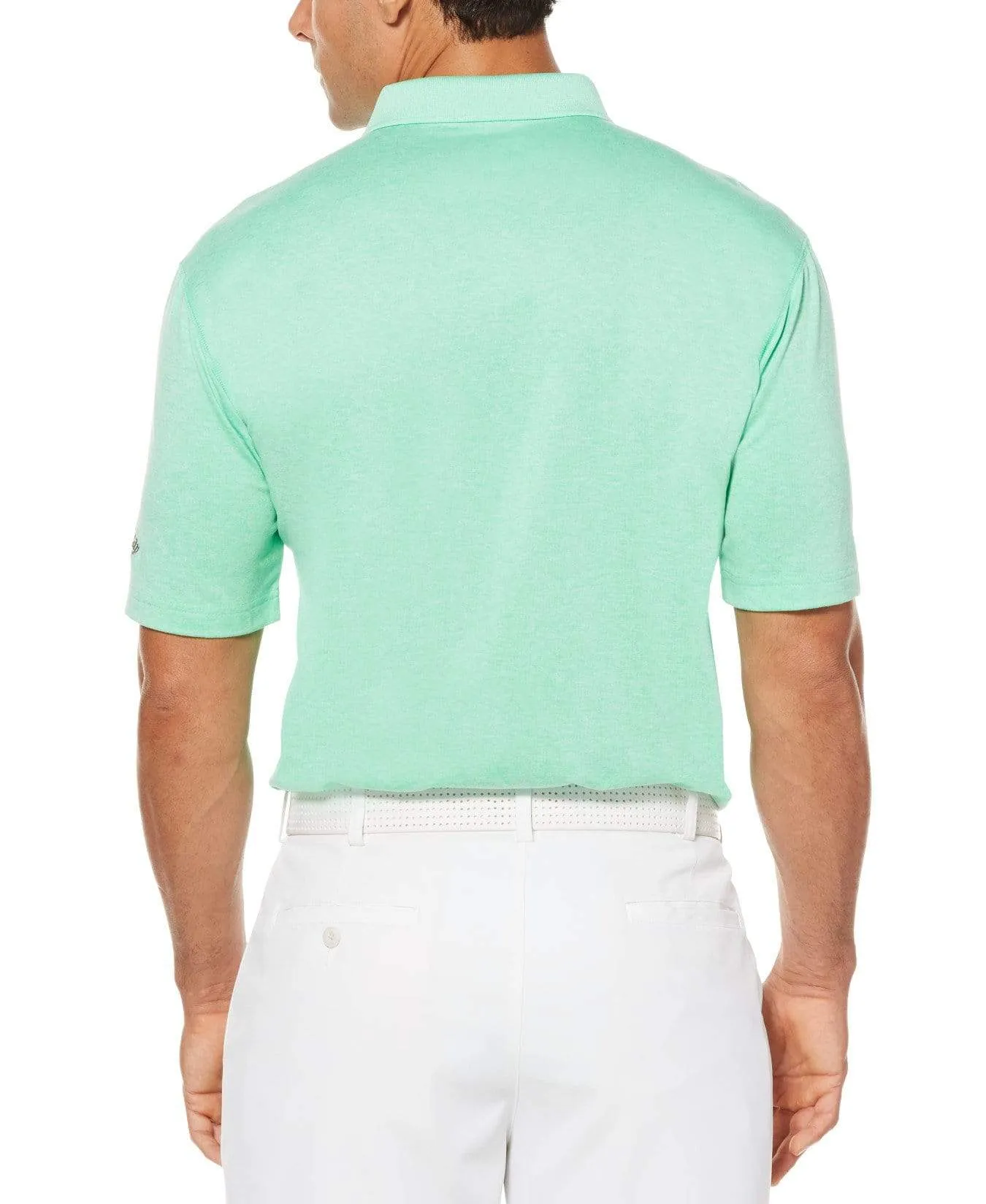 Big & Tall Cooling Heathered Polo With Chevron