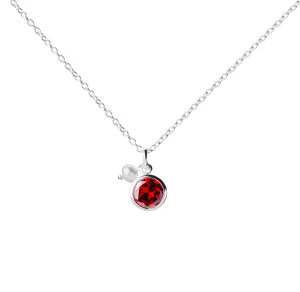 Birthstone | Necklace | January - Garnet