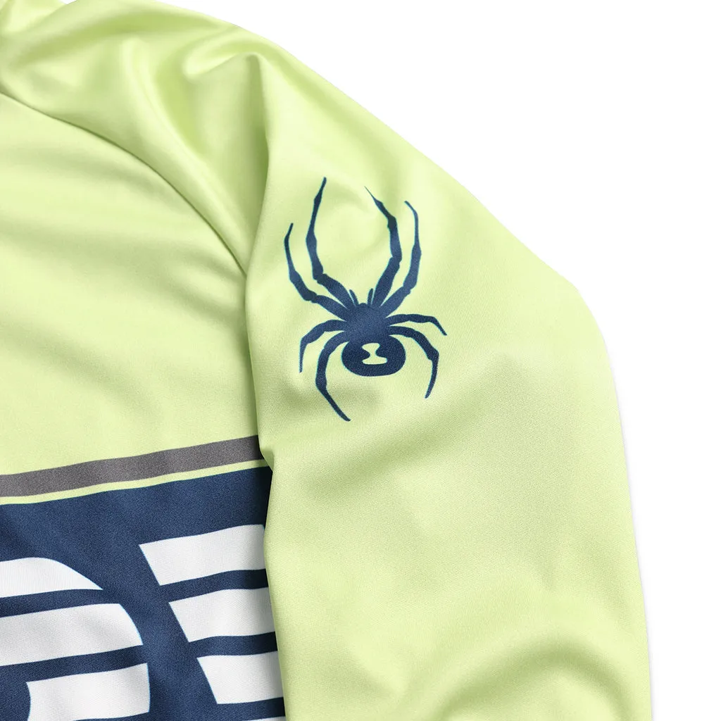 Boys Web Half Zip - Lime Ice