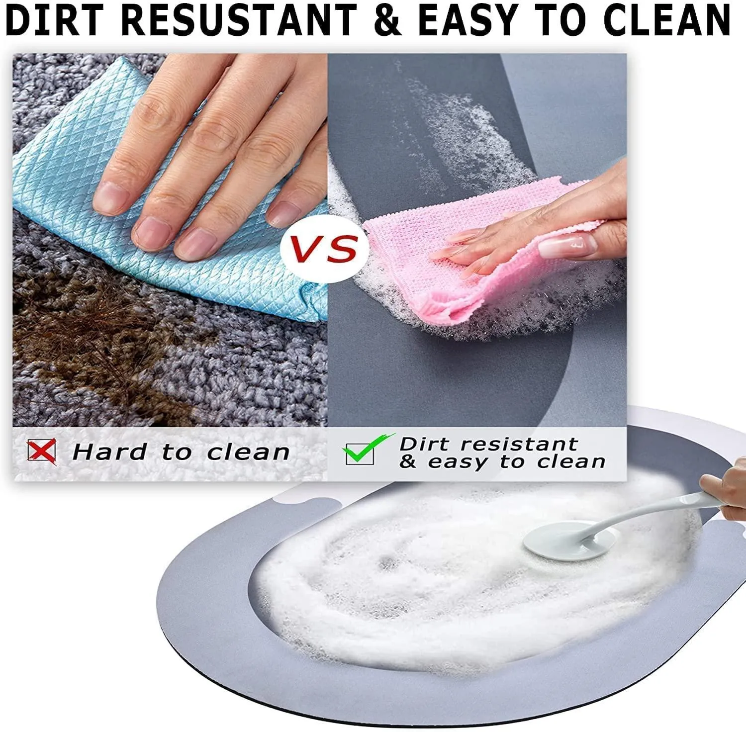 (Buy 1 Get 1 Free) Super Absorbent Bathroom Mat