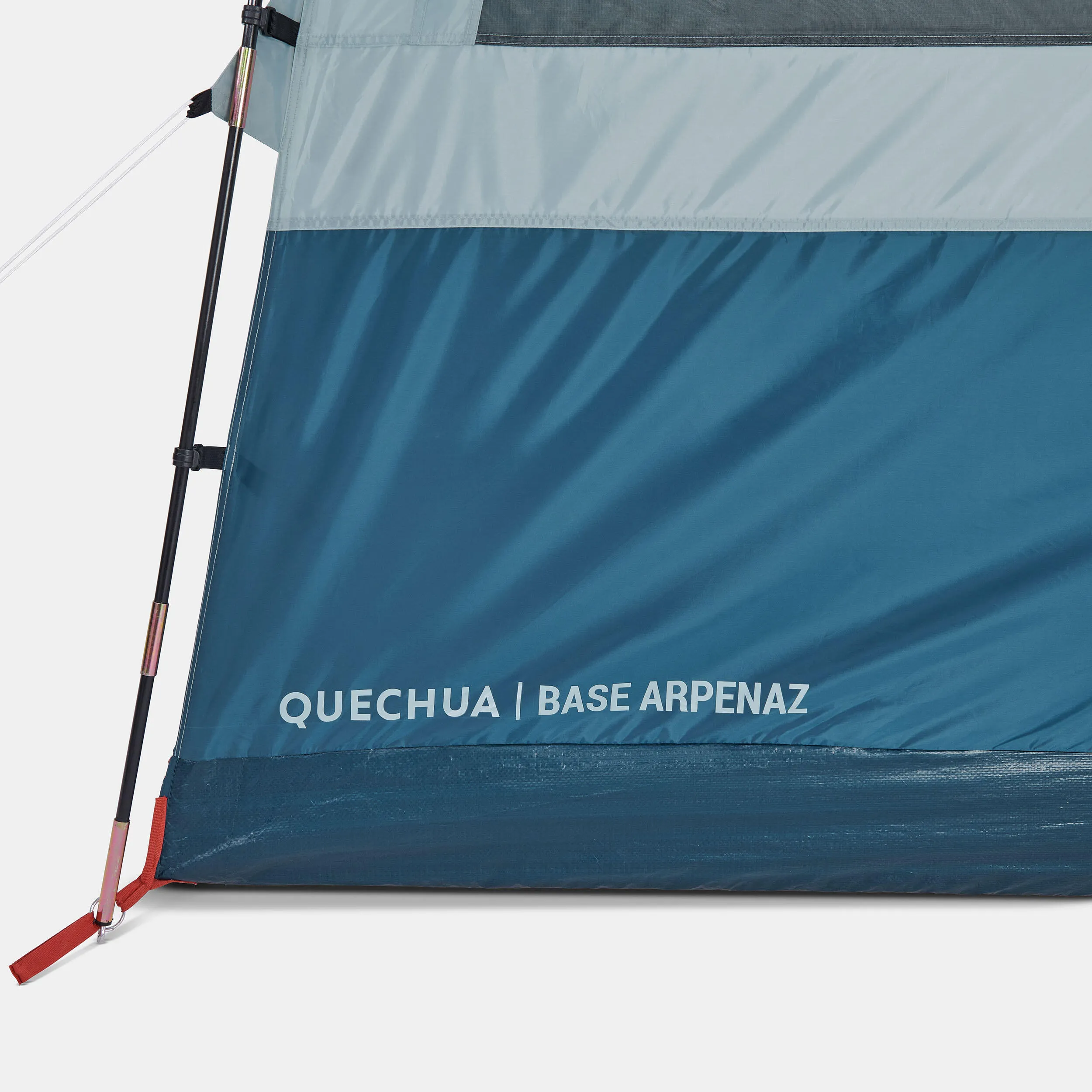 Camping tent Quechua Arpenaz Base 6-person, dark turquoise/gray green