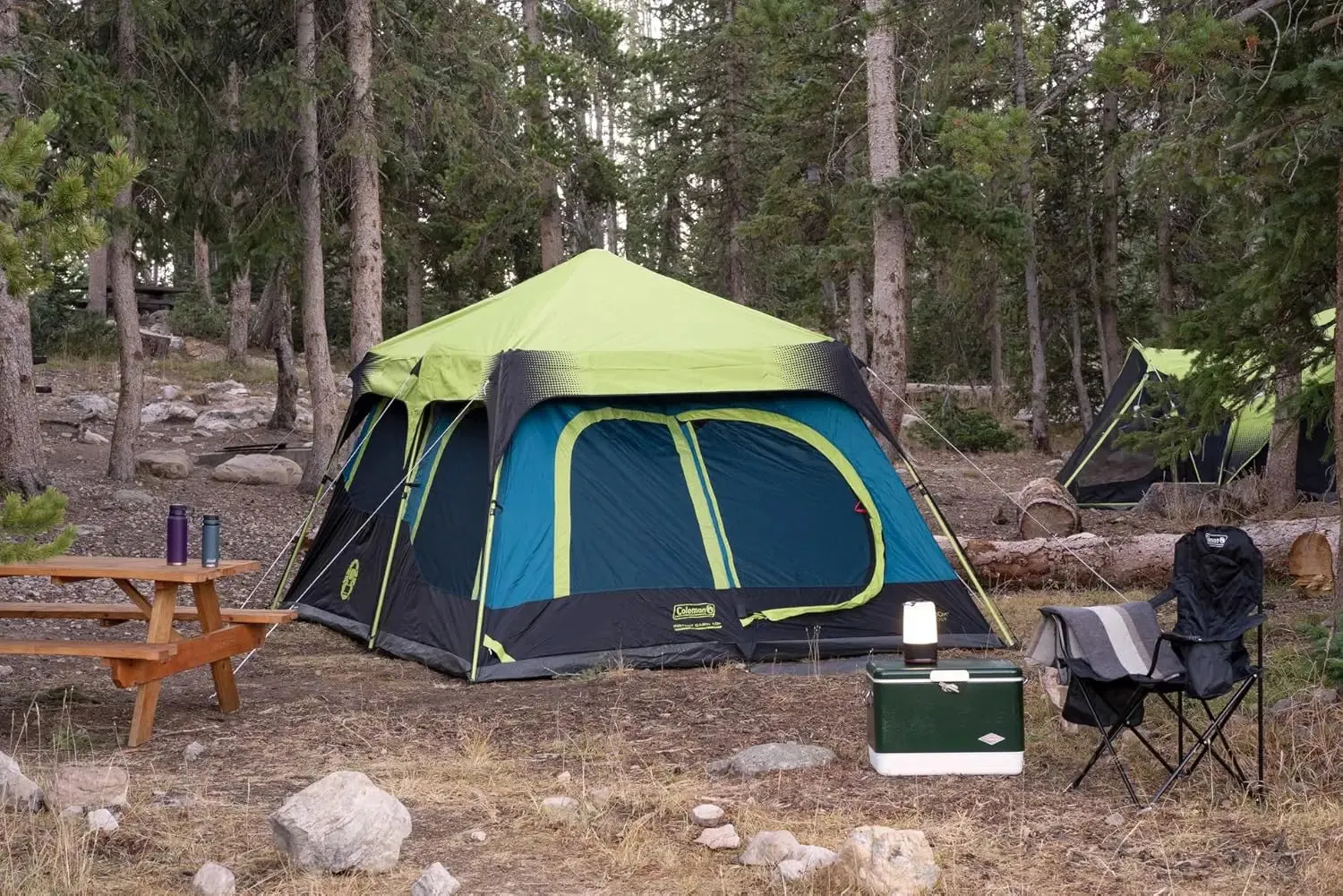 Camping Tent with Instant Setup, Double-Thick Fabric, and Included Carry Bag, Sets Up in 60 Seconds