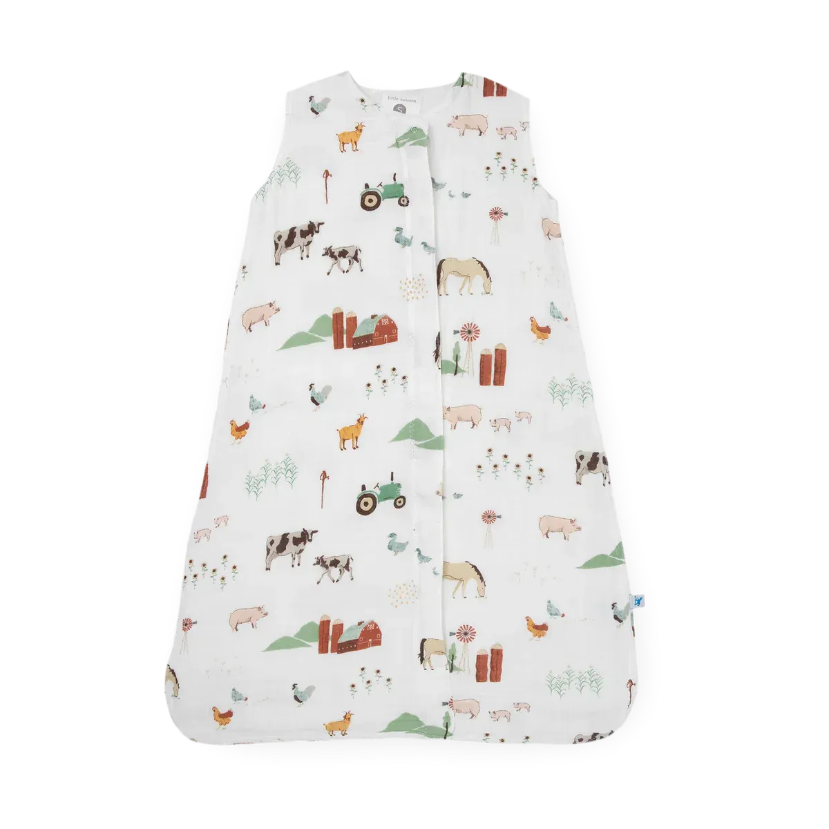 Cotton Sleeping Bag, Farmyard