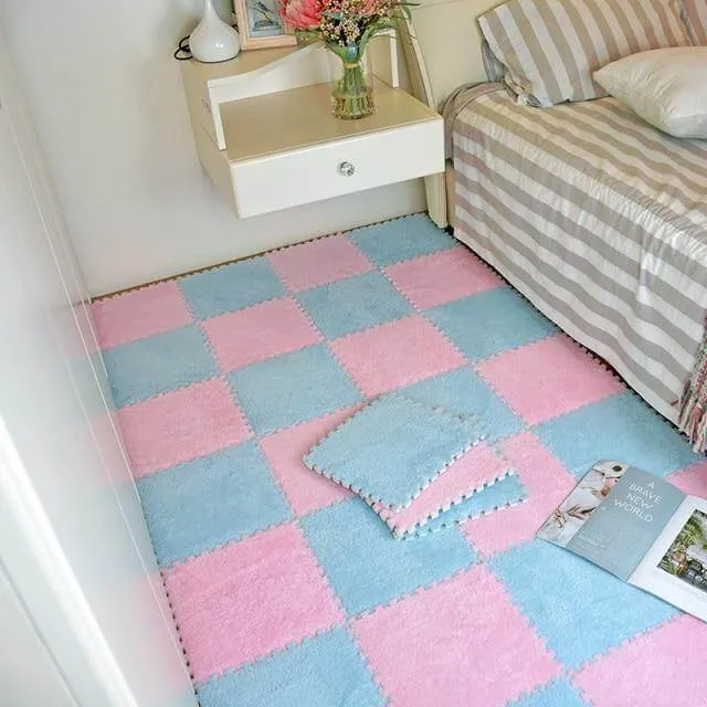 DIY Nordic Easy Puzzle Floor Mat Carpet