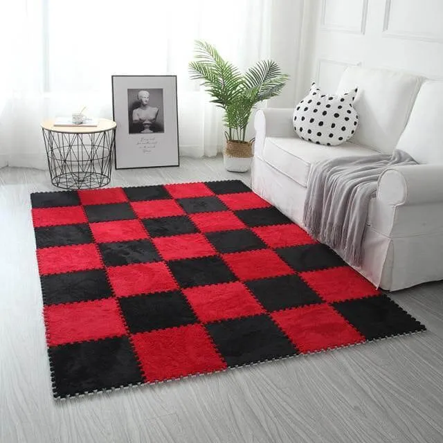 DIY Nordic Easy Puzzle Floor Mat Carpet