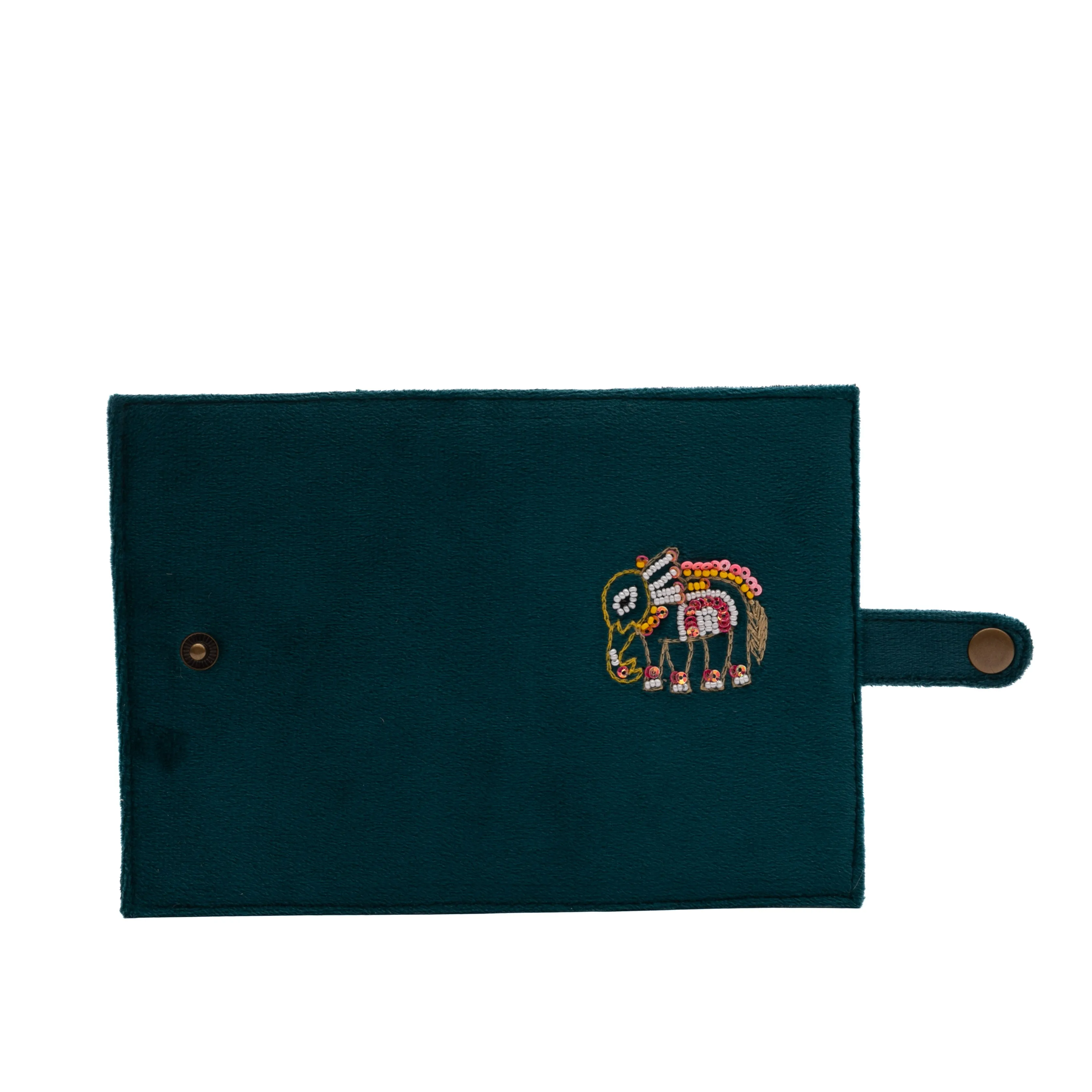 Elephant Soft Blue Passport Cover