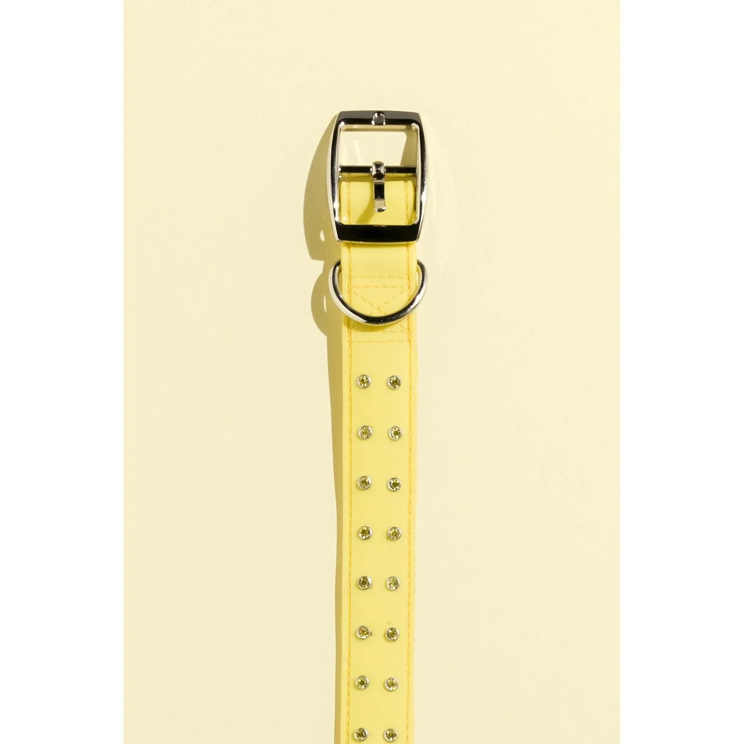 Gummi Bling Medium Yellow Dog Collar***