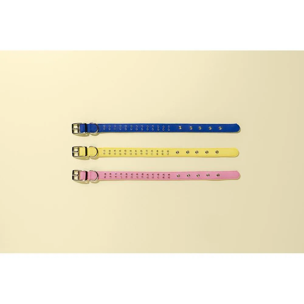 Gummi Bling Medium Yellow Dog Collar***