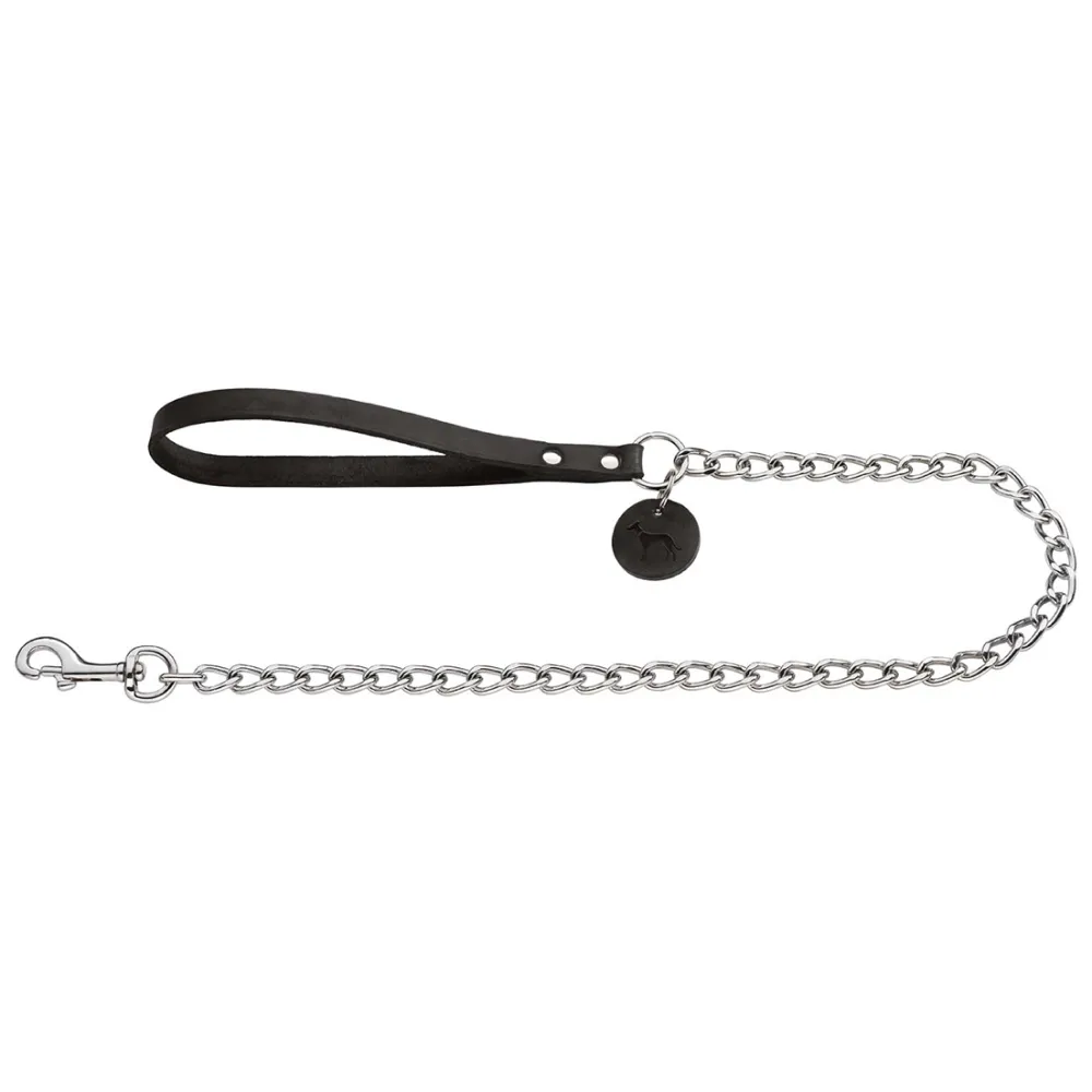 Hunter Chain Leash for Dogs (Black)