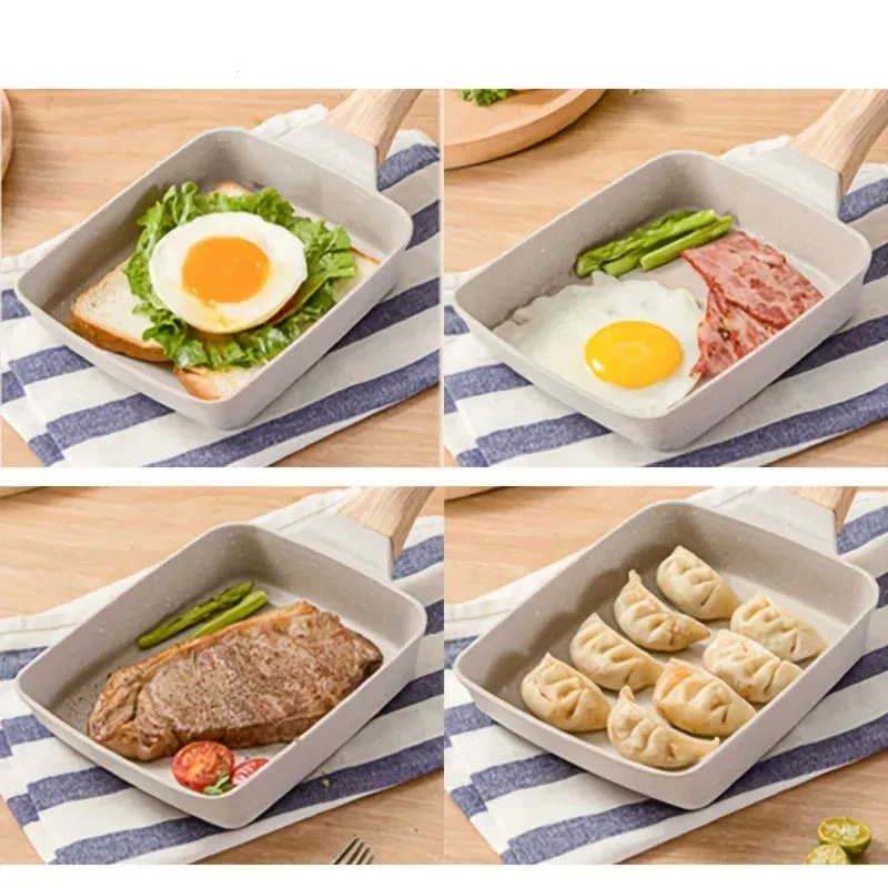 Japanese Omelettes Pan Nonstick Egg Frying Pan Rectangular Frying Pan