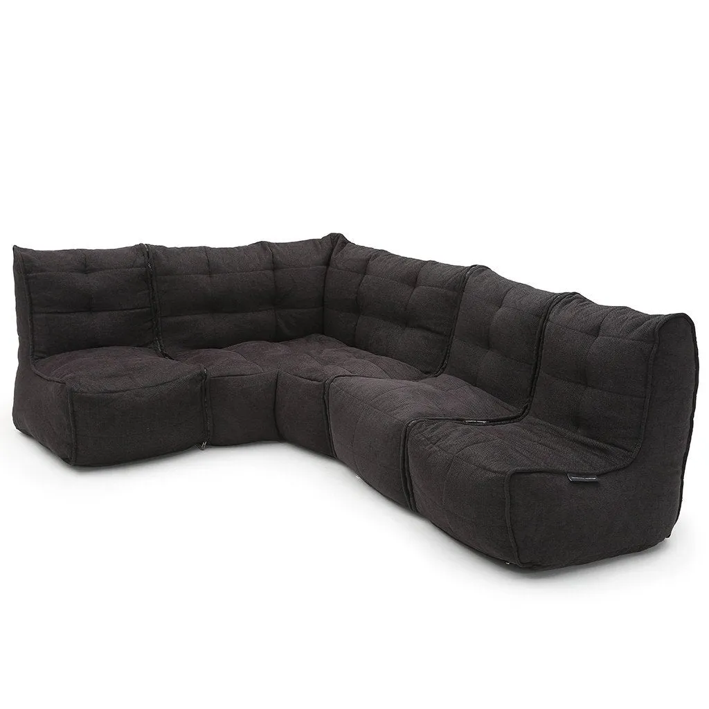 Mod 4 L Sofa - Black Sapphire