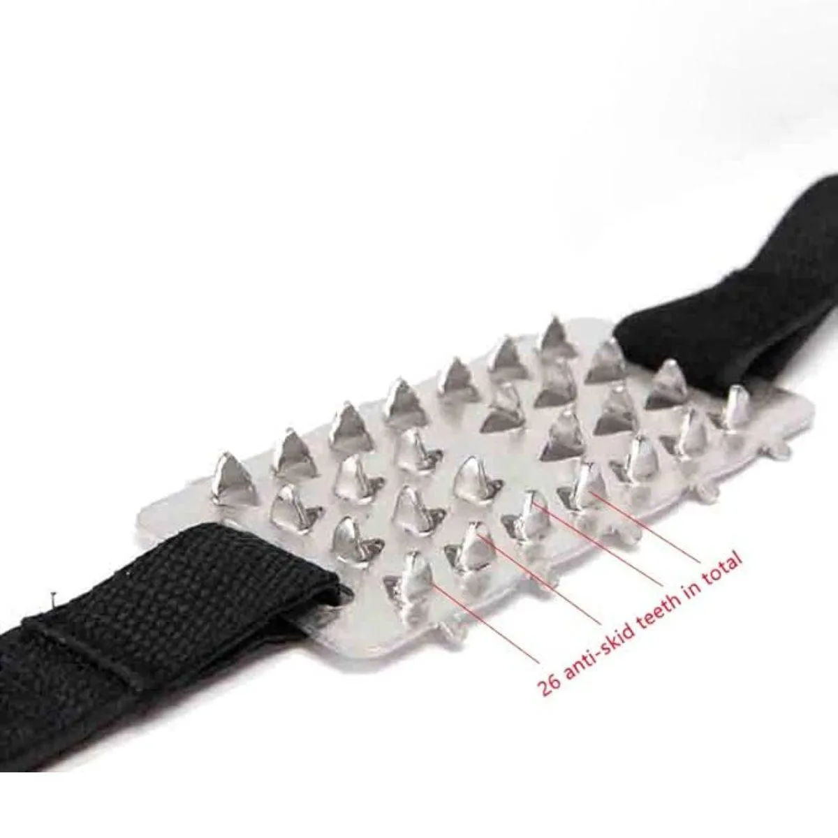 Pocket Crampons/Shoe Grip with 26 Spikes for Ice/Snow