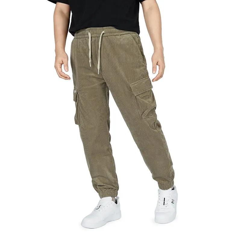 POCKETS CORDUROY CARGO PANTS