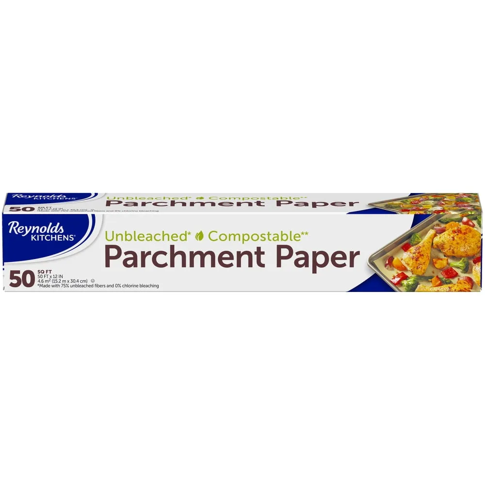 Reynolds Kitchens Unbleached Parchment Paper Roll, 50 Square Feet