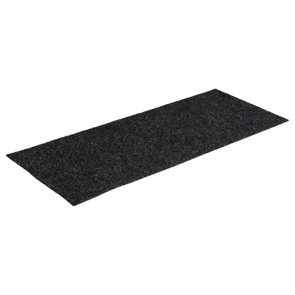 Self-adhesive Stair Mats Rectangular 15 pcs 60x25 cm Grey