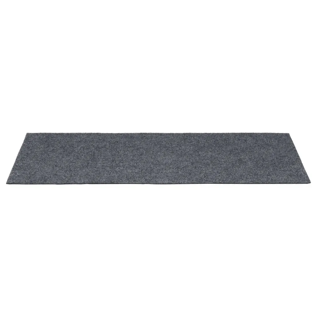 Self-adhesive Stair Mats Rectangular 15 pcs 60x25 cm Light Grey