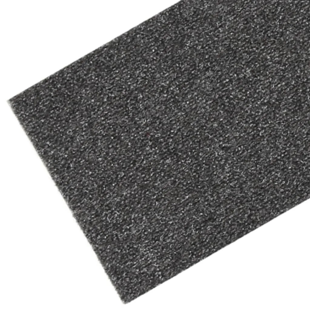 Self-adhesive Stair Mats Rectangular 15 pcs 76x20 cm Anthracite