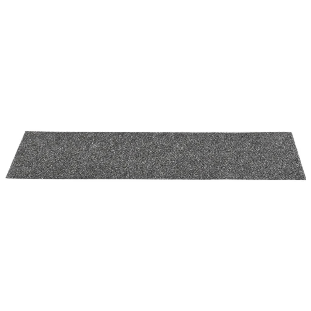 Self-adhesive Stair Mats Rectangular 15 pcs 76x20 cm Anthracite