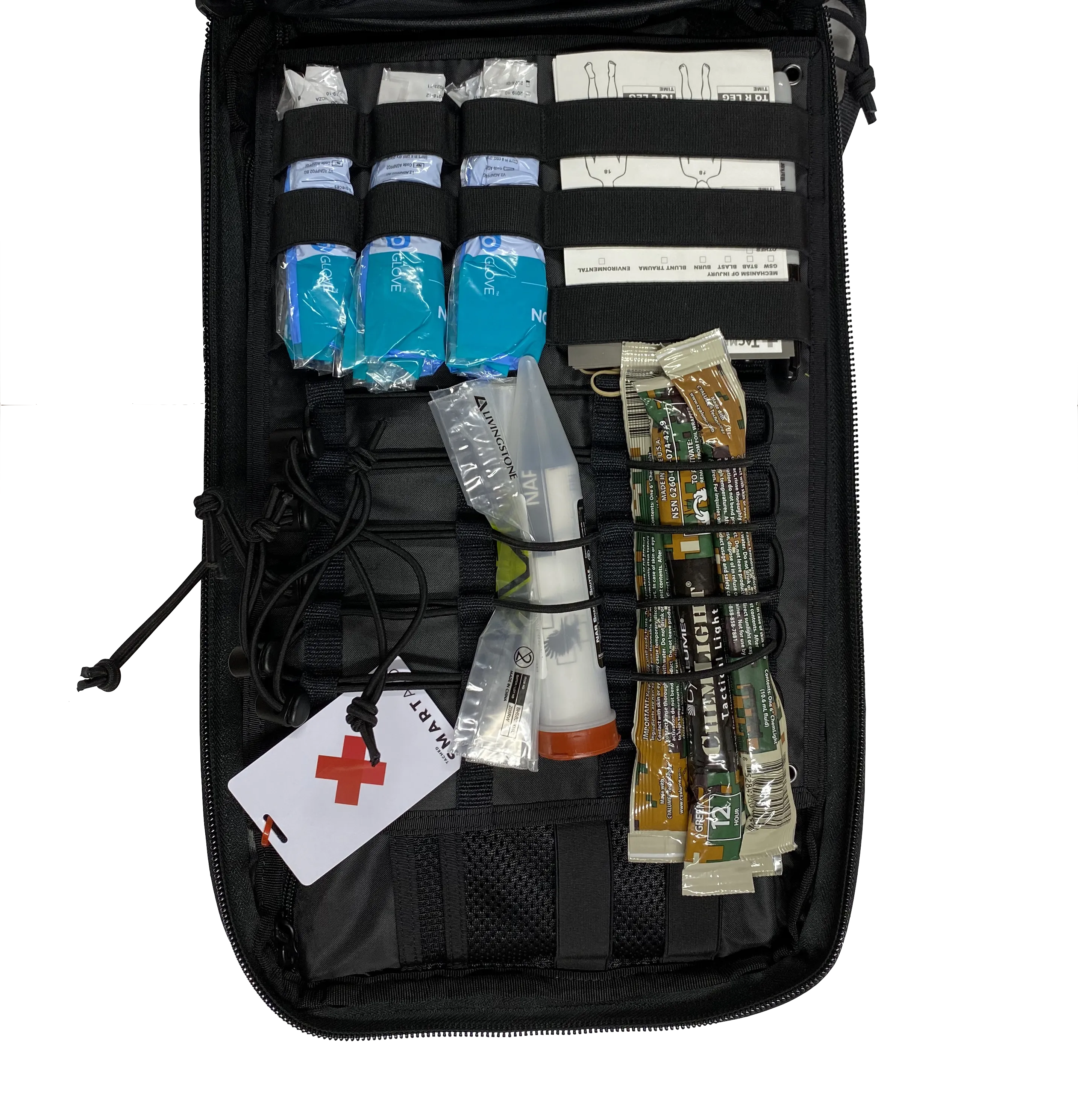 Tacmed Trauma Response Aid Pack Advanced Black