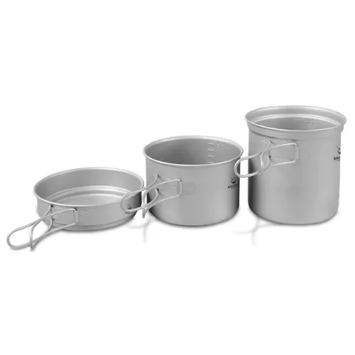 Titanium 3 Piece Cookset by SilverAnt