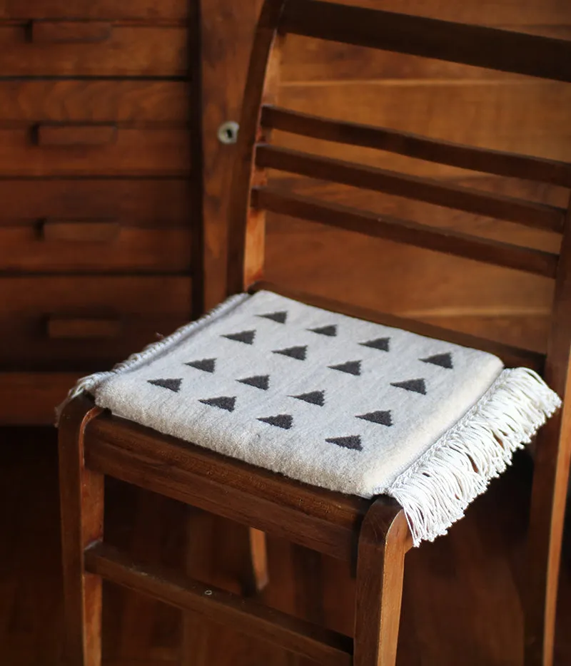 Yonezawa Dantsu Woven Wool Chair Mat {Triangles} [15%OFF]